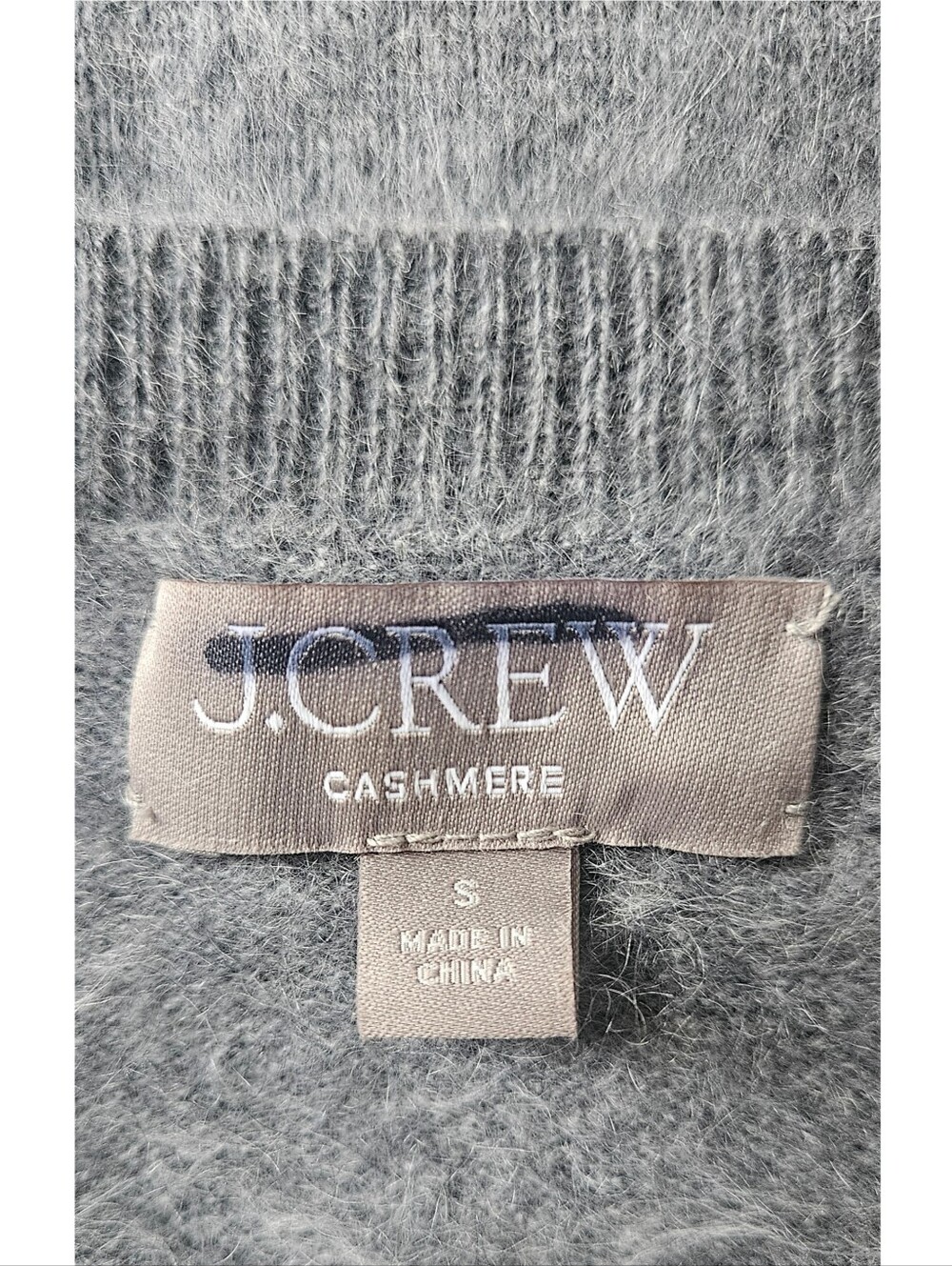 J.Crew Brushed Cashmere Cropped Crewneck Sweater - Picture 5 of 5